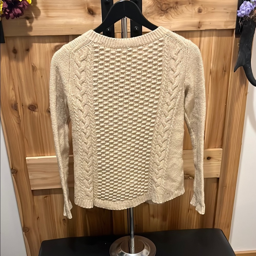 J. Crew Beige Cable Knit Sweater - Picture 11 of 15